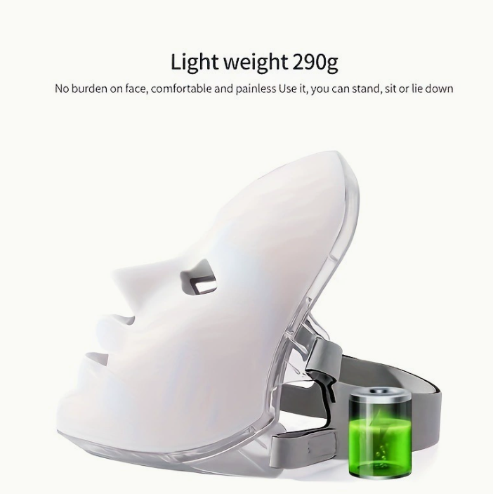 LED Light Therapy Face Mask – Professional Skin Rejuvenation at Home