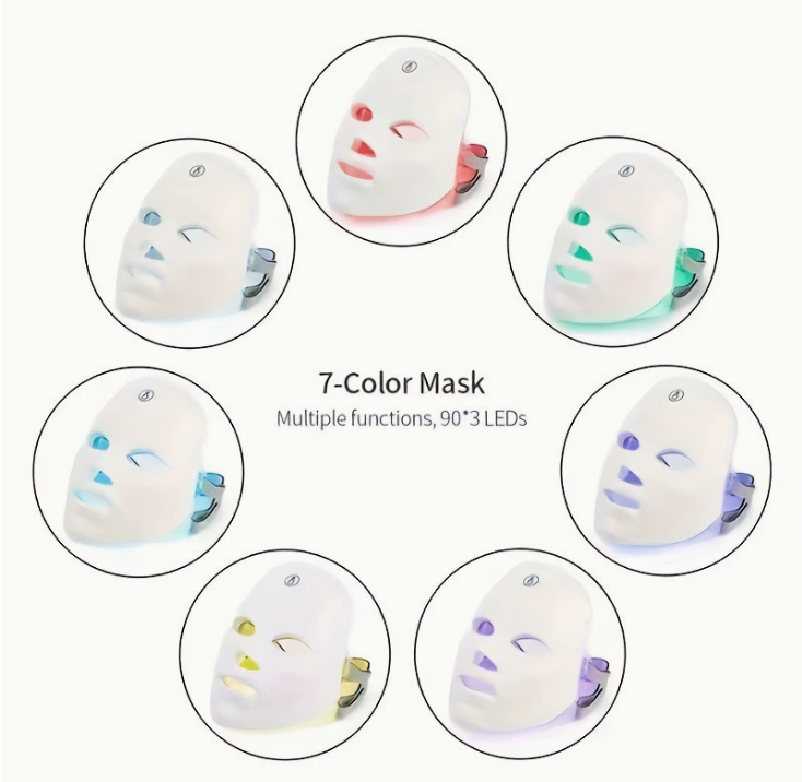 LED Light Therapy Face Mask – Professional Skin Rejuvenation at Home